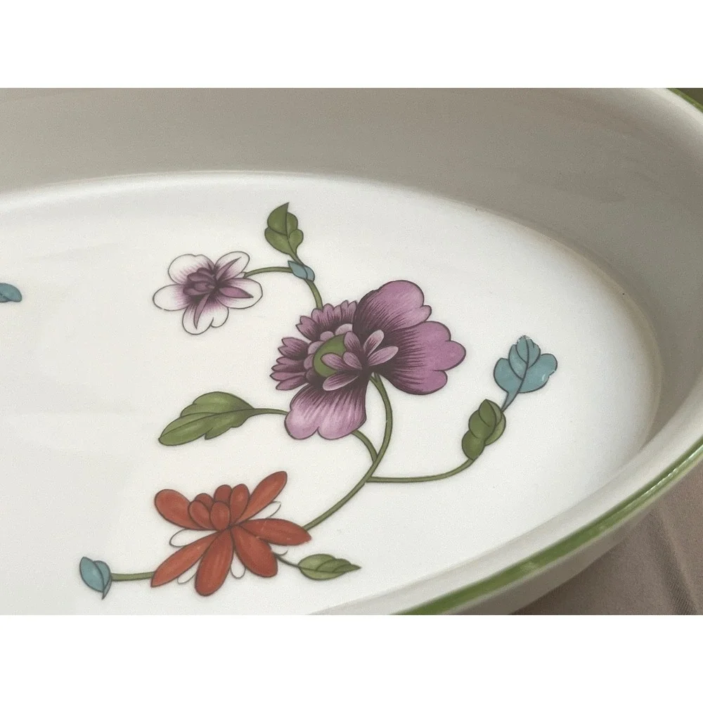 Vintage 1983‎ England Royal Worcester pleated oval Baker Casserole Astley 11
